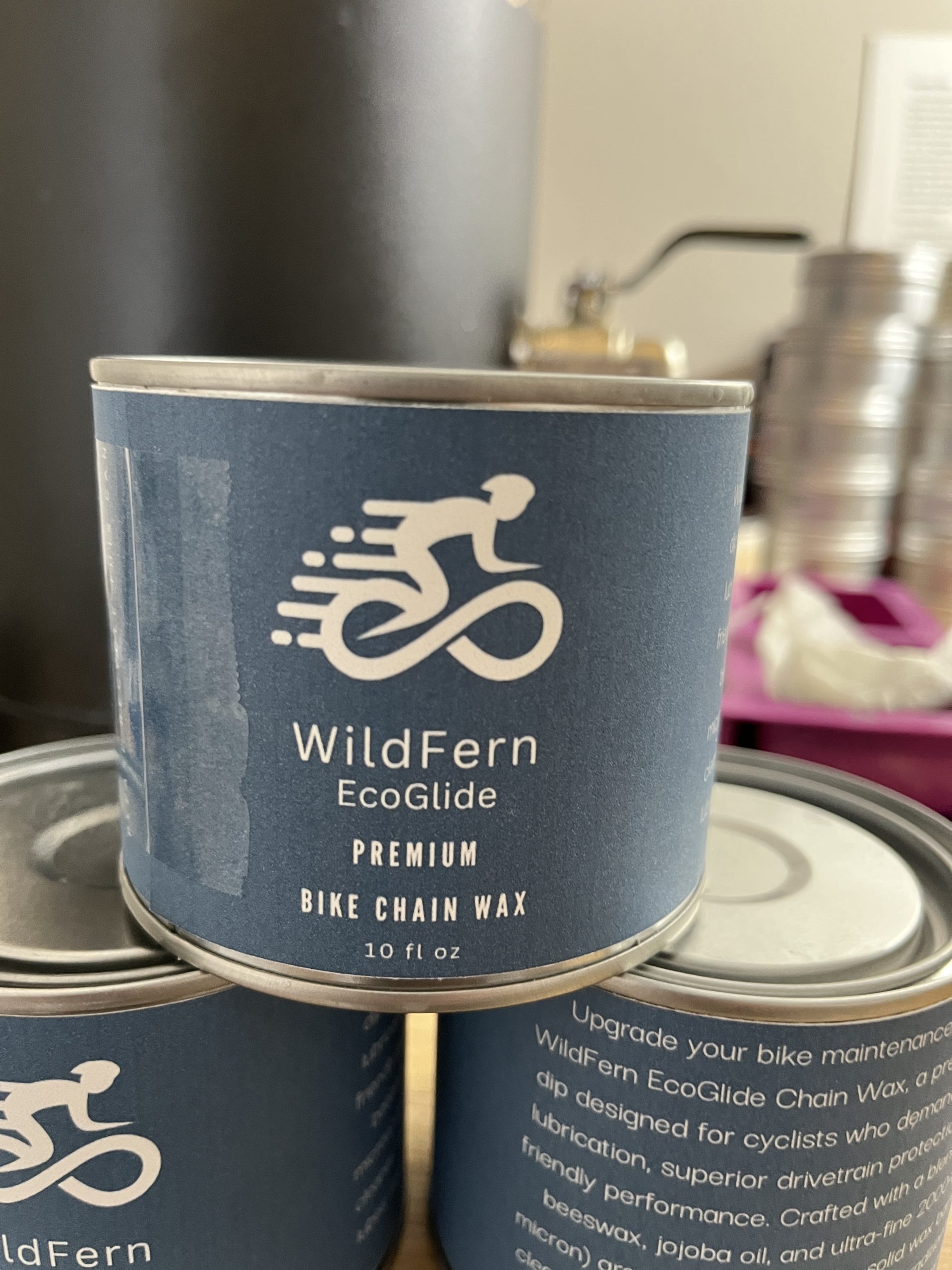 WildFern EcoGlide All Natural & Biodegradable Chain Wax 10oz – Premium Bike Wax